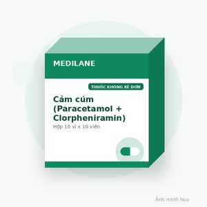 Medilane Cảm cúm (Paracetamol + Clorpheniramin)
