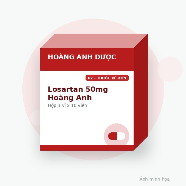 Losartan 50mg Hoàng Anh